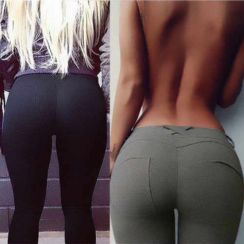 2019 Hot Sexy Women Butt Lift Pants Colombian Brazilian Style Stretchy Skinny Leggings Pencil