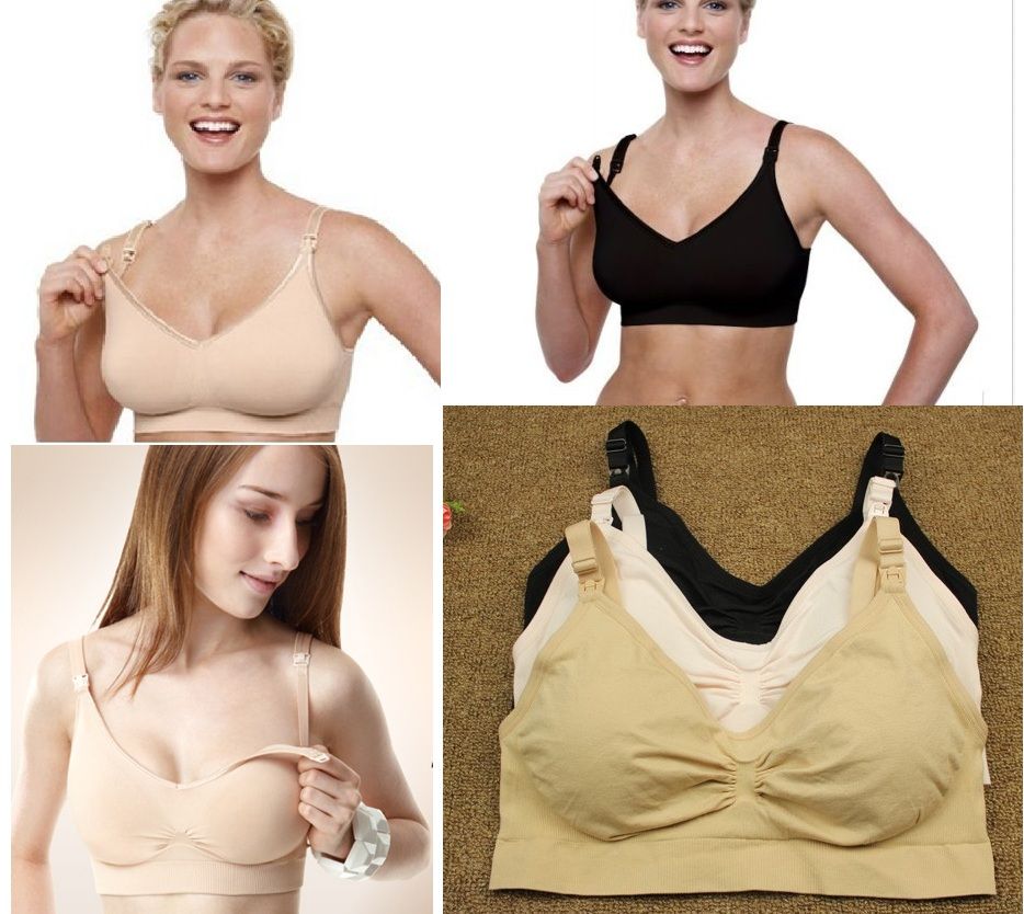 THYME Breast Feeding BRA Maternity Nursing Bra Seamless Underwear