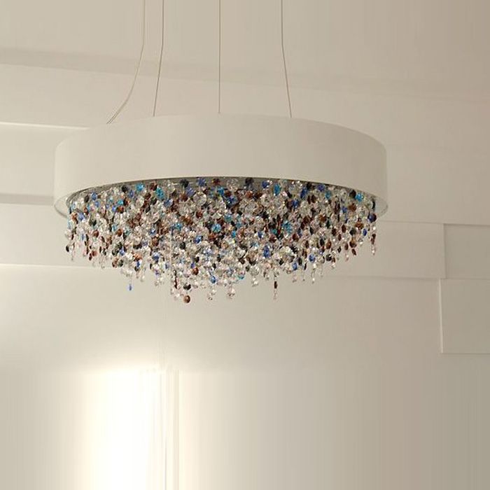 Colorful Led Lamps Ceiling Light Pendant Lights Luxury Wedding Colorful Led Lamps Ceiling Light Pendant Lights Luxury Wedding Crystal Hanging Lighting Fixture Modern Lamp Chandelier