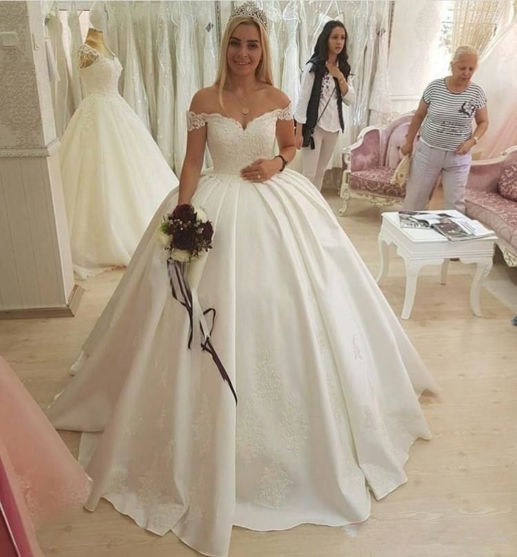 simple ball gown wedding dress
