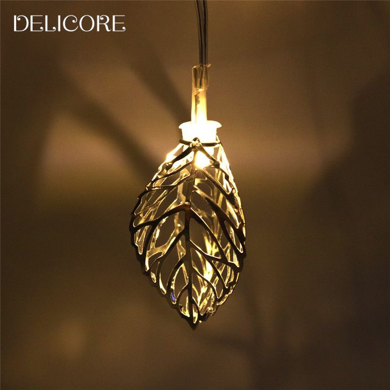 Whole Delicore 1 65m Mini 10 Led Leaf String Lights Battery Whole Delicore 1 65m Mini 10 Led Leaf String Lights Battery New Year Party Wedding Home Decoration Fairy S075 Outdoor