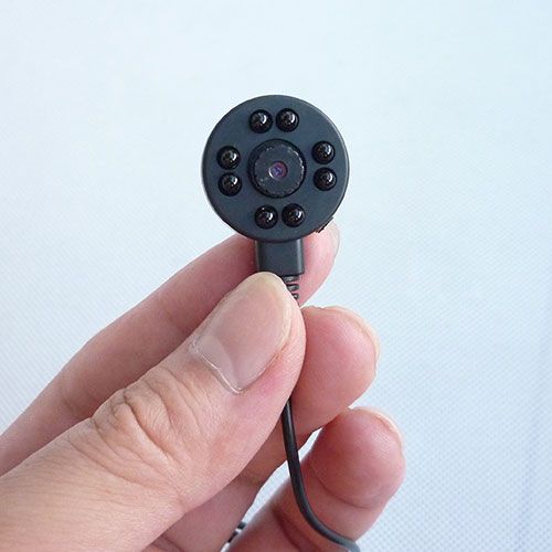 2020 Pinhole Camera Cmos 1/4 600TVL 8 Led Infrared Night Vision Mini