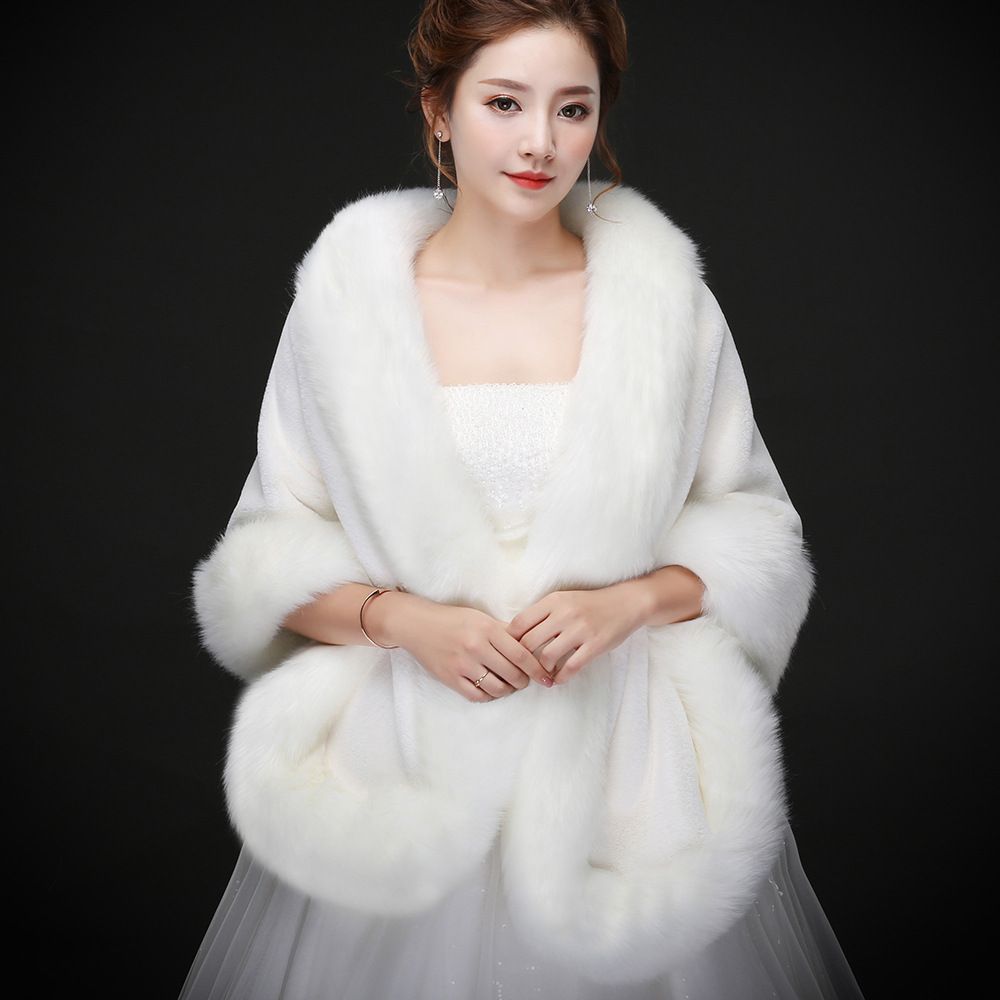 plus size white shawl