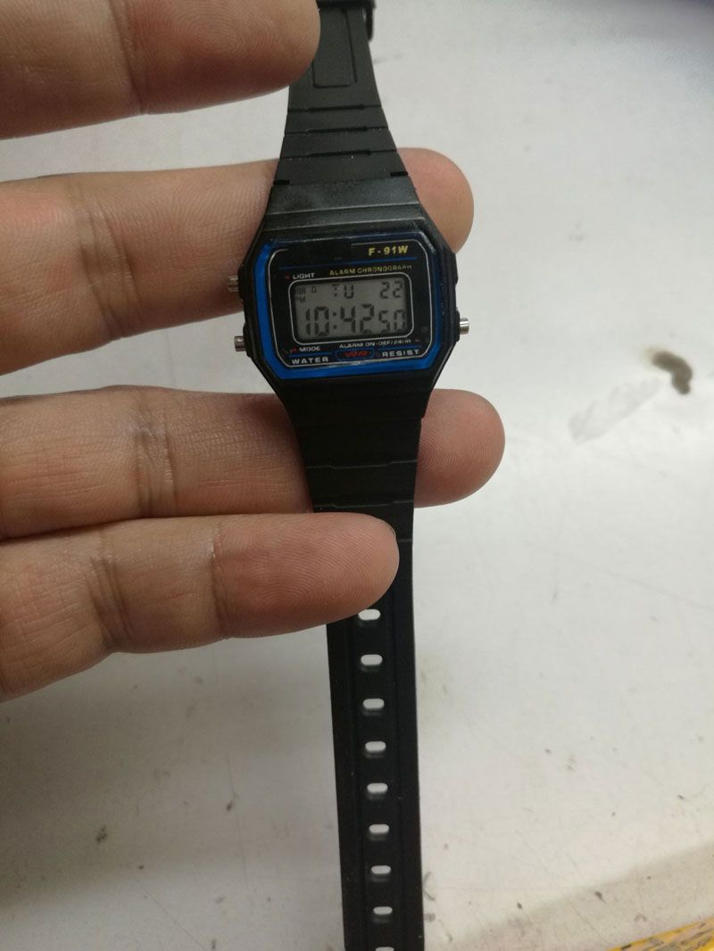 small digital wrist watch