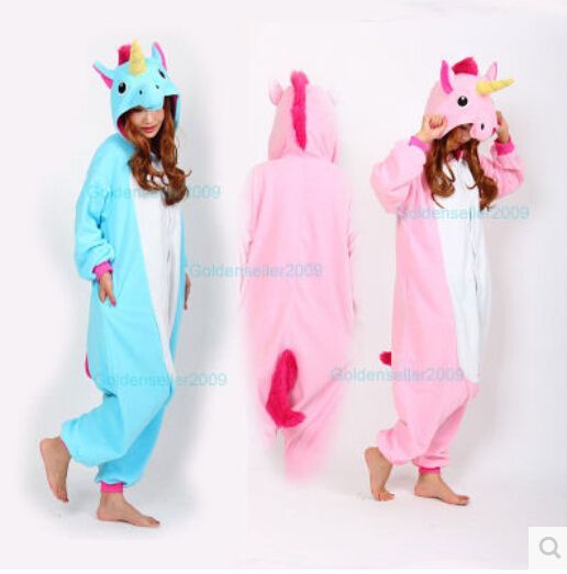 party city costumes unicorn girls fleece christmas pajamas