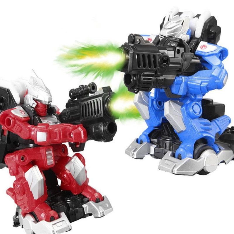 Two Pairs Battle Robot Toy Machine A Warrior Against A Boy'S Birthday