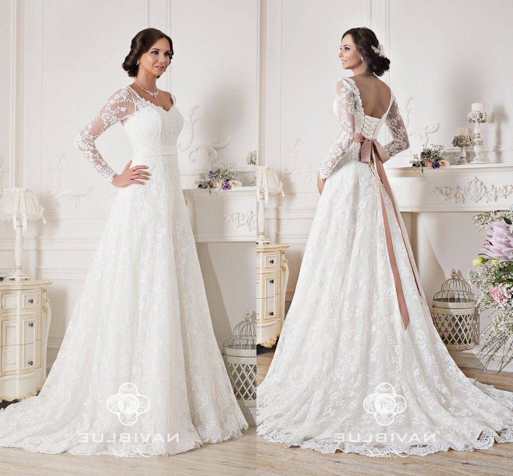 elegant long wedding dresses