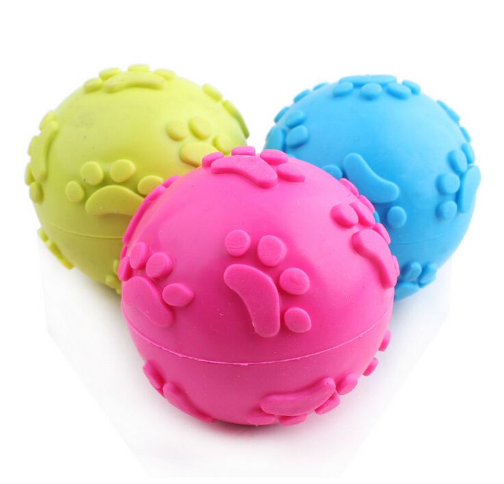 2021 High Quality Pet Balls Fetch Throw Chew Dog Balls Toys Pet Giggler