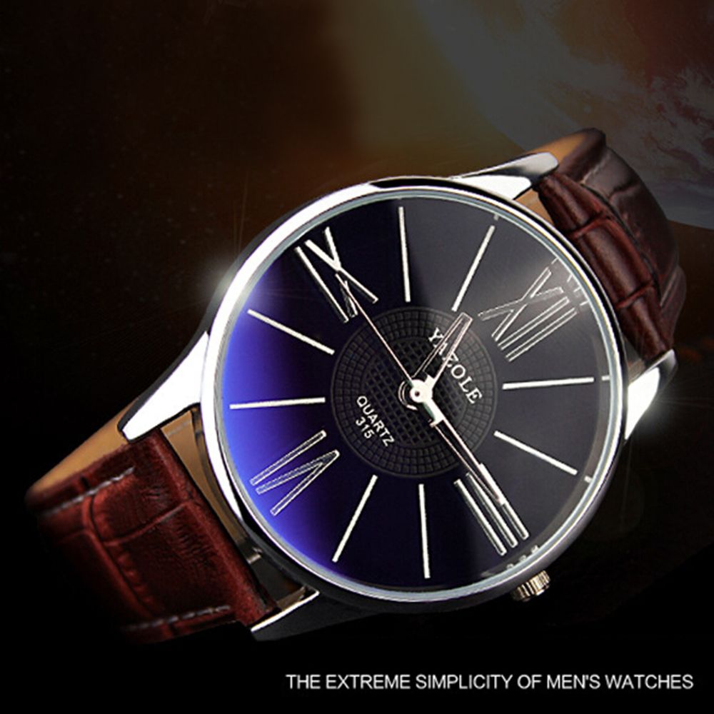 Analog Elegant Mens Watch For Business Men Fashion Style Quartz