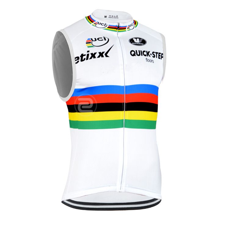 2015 Quick Step Man Cycling Clothing Sleeveless Jersey Cycling Vest ...
