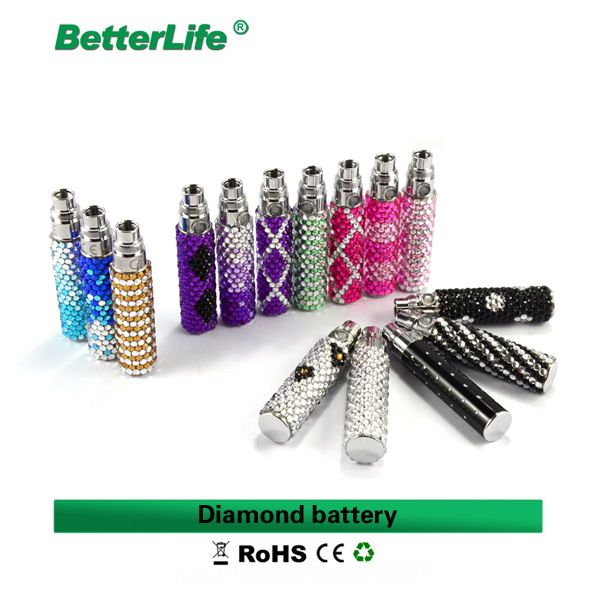 Ego Diamond Crystal Battery Decoration E Cigarette Luxury Design