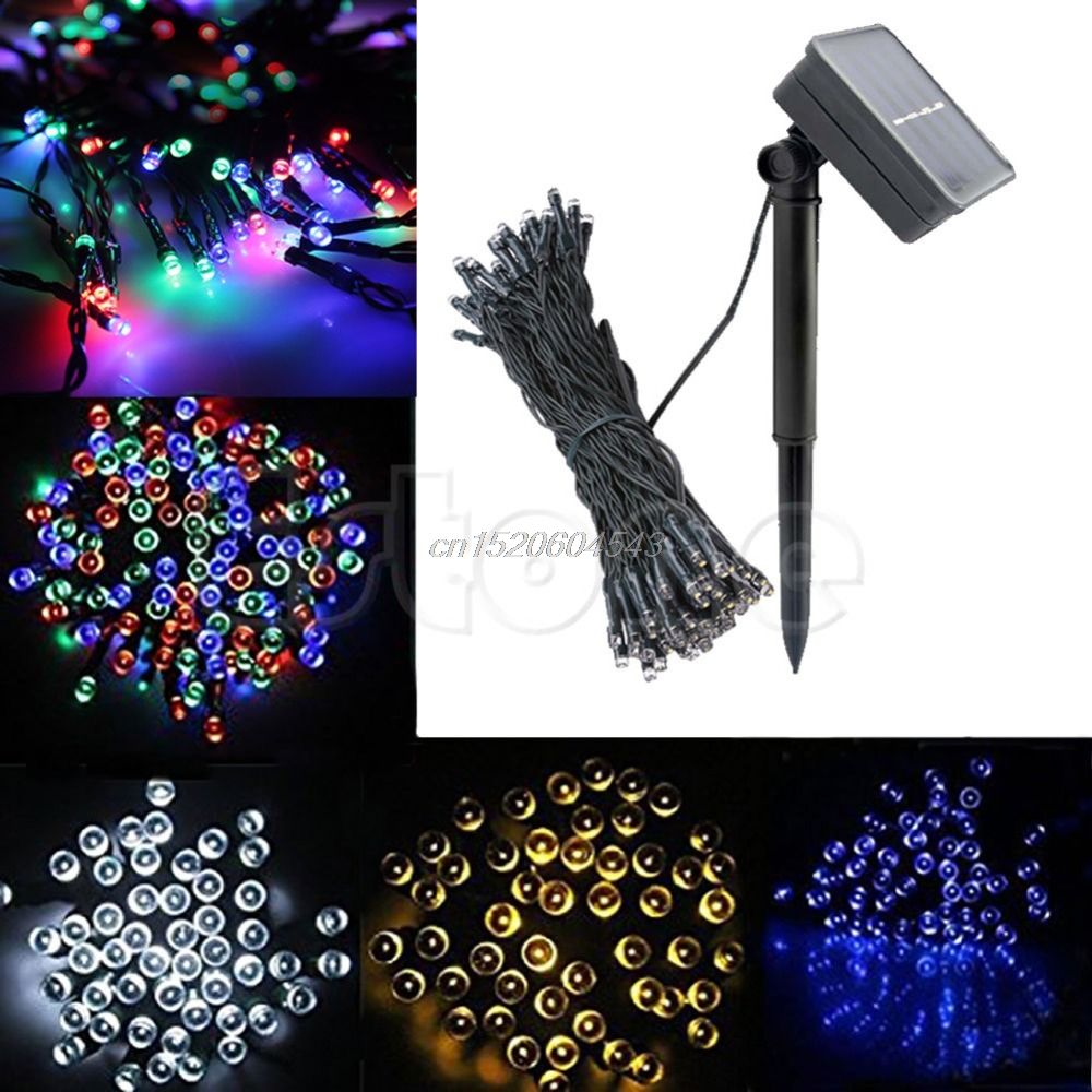 Whole 50 Led Solar Power Fairy Light String Lamp Party Whole 50 Led Solar Power Fairy Light String Lamp Party Xmas Deco Outdoor C93u Drop Ship Lights From