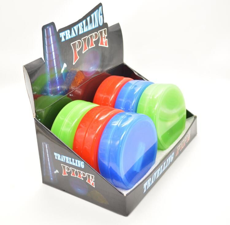 2021 Super Pocket Collapsible Bong TRAVELLING PIPE Collapsable Bong