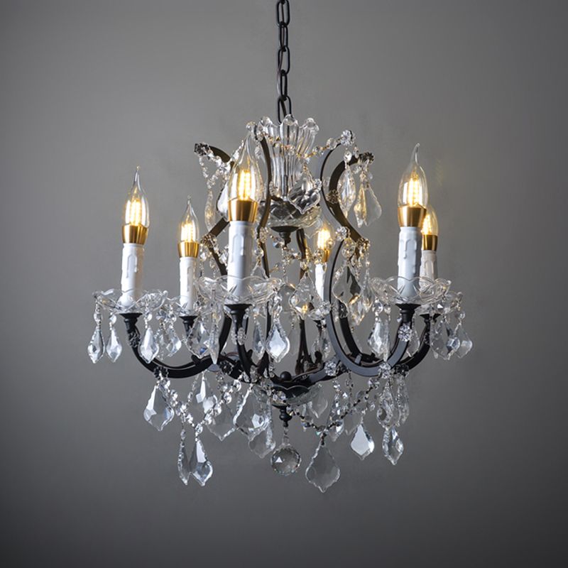 Replica Item American Style Vintage 19th C Rococo Iron Clear Replica Item American Style Vintage 19th C Rococo Iron Clear Crystal Round Chandelier French Luxury Re Pendant Light Pendants From Zplus