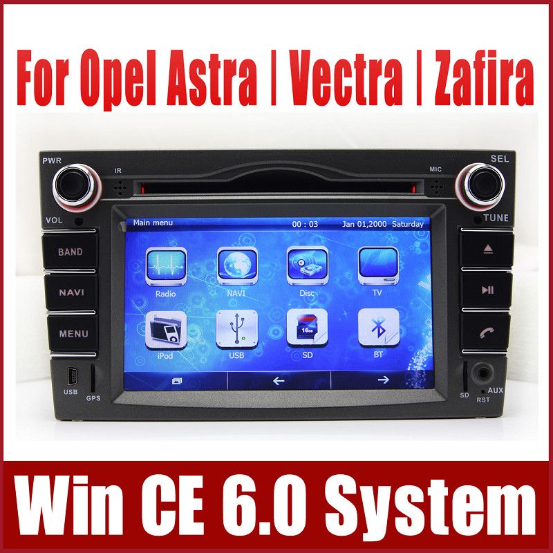 2-Din Car DVD Player GPS Navigation for Opel Astra Vectra ...