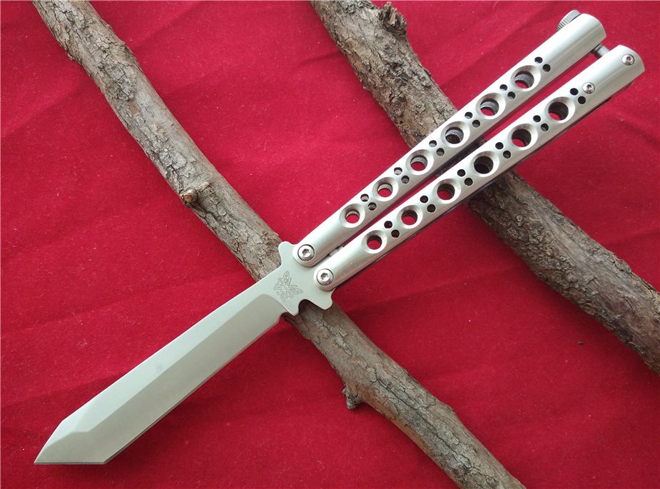 Benchmade 8 Balisong Knife Butterfly Knife 8c 8hrc Tanto Plain ... Benchmade 8 Balisong Knife Butterfly Knife 8c 8hrc Tanto Plain ...