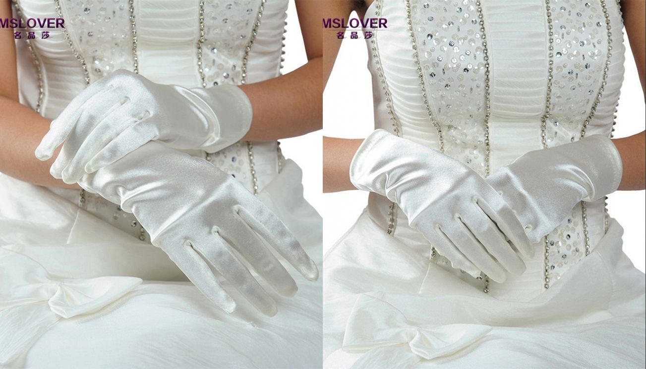Short White Dress Gloves Factory New Models For Sale Cheap Short