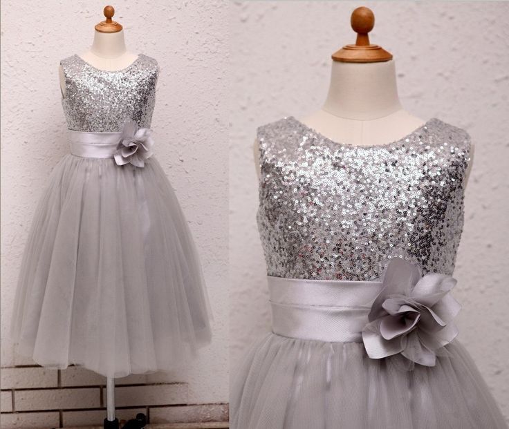 silver christmas dress