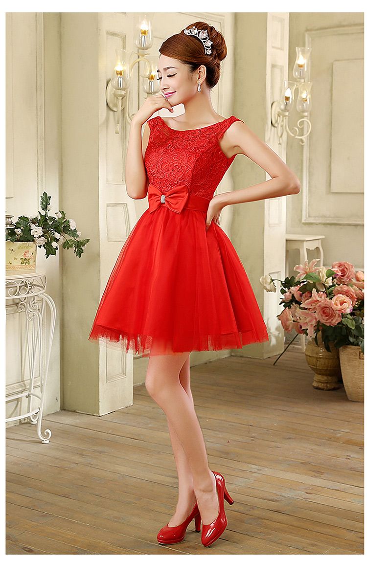 red summer dresses for weddings