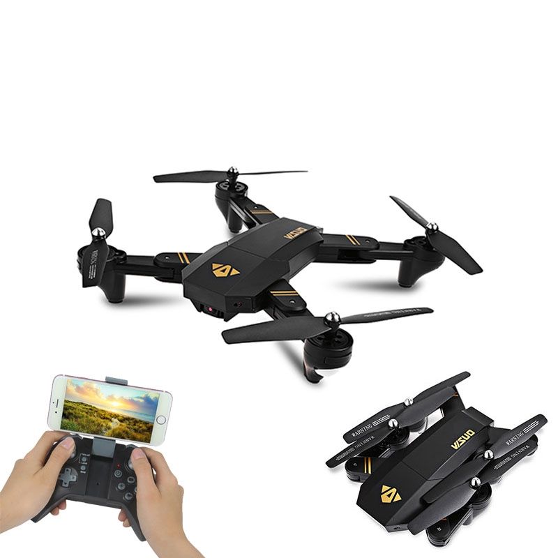 2021 Original Visuo XS809HW RC Drone Mini Foldable Selfie Drone With
