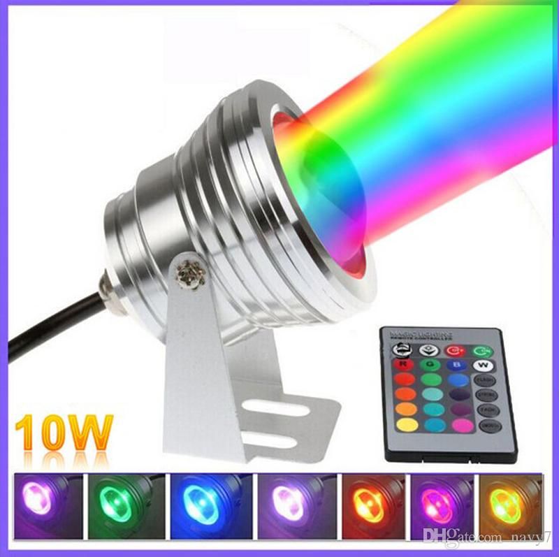 2019 10W RGB Floodlight Underwater LED Flood Lights Swimming Pool