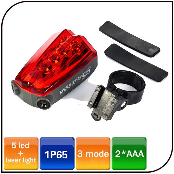 2019 Best Rear Bike Light Safety Visible Red Laser Led Cycling Lights