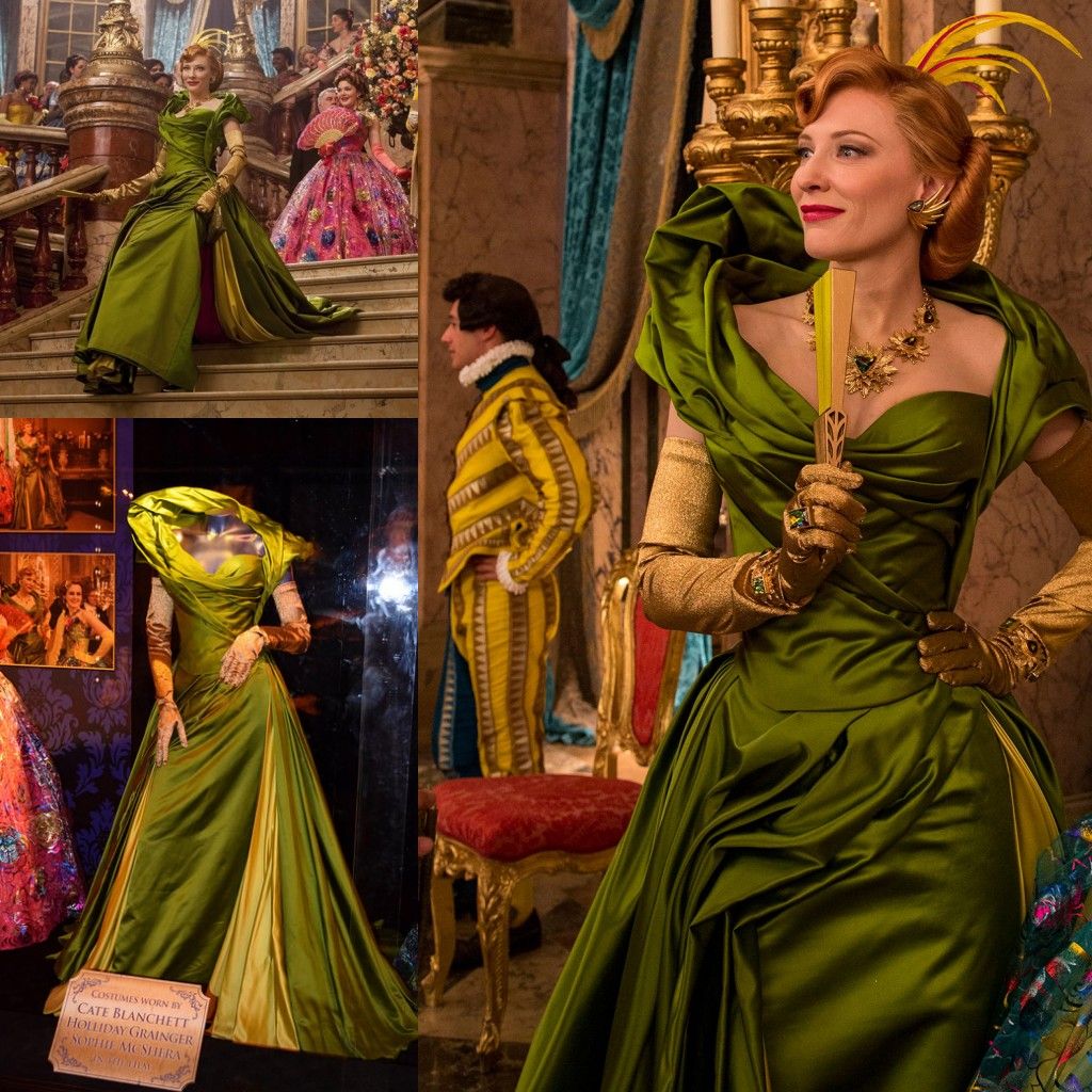 2015 Cinderella The Wicked Stepmother Costume Lady Tremaine Cosplay Dress Gown