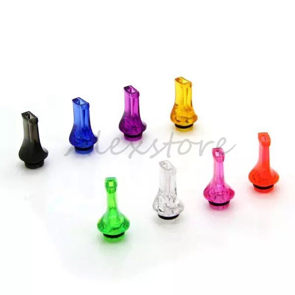 6 Styles Plastic Drip Tips 510 Ego Thread Drip Tip Colorful Mouthpiece