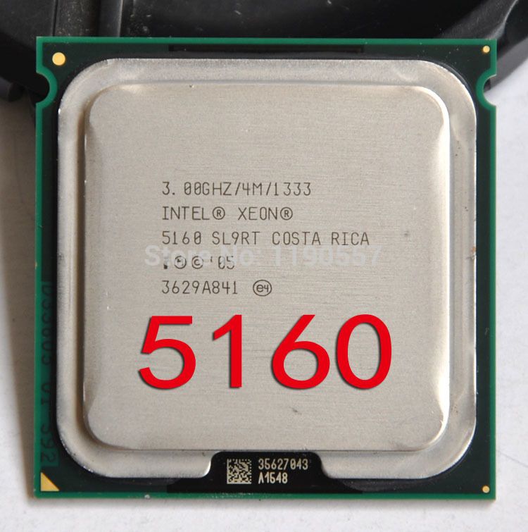 2018 intel xeon 5160 processor3 0ghz 4mb l2 dual core fsb 1333mhz