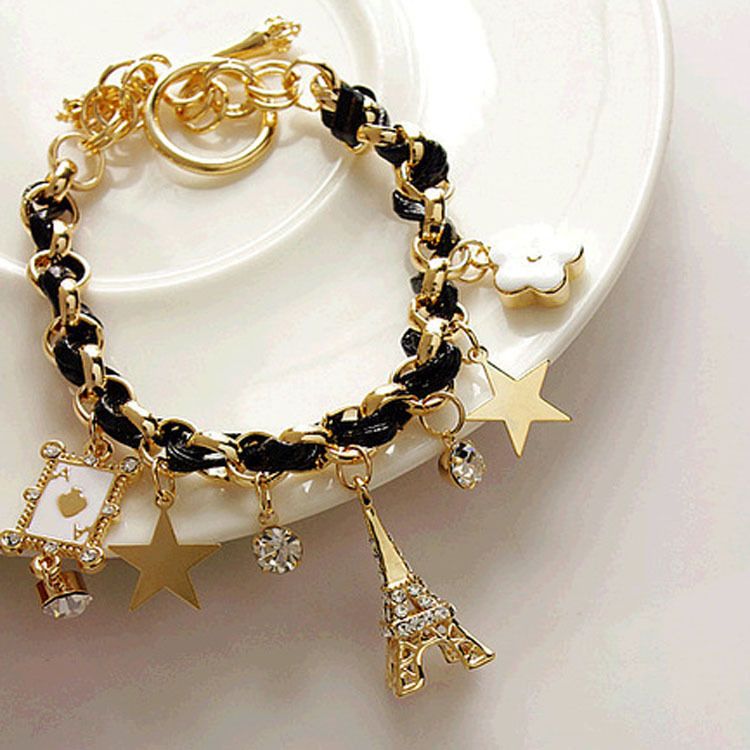 Pulsera De Oro Colgante Pulsera De 12 Colores Hecha A Mano 