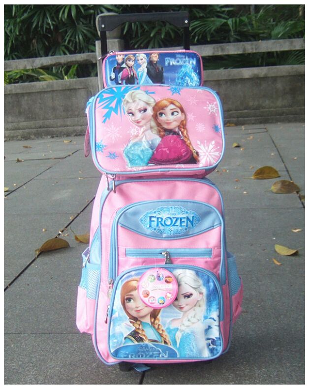 frozen elsa trolley bag