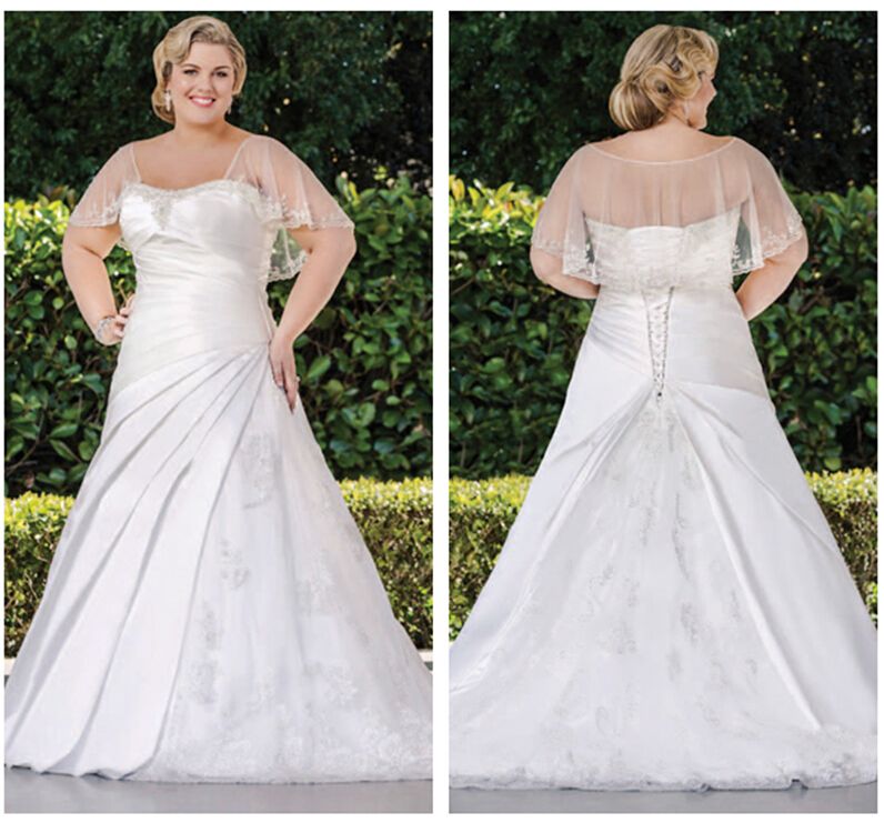 plus size bridal cape