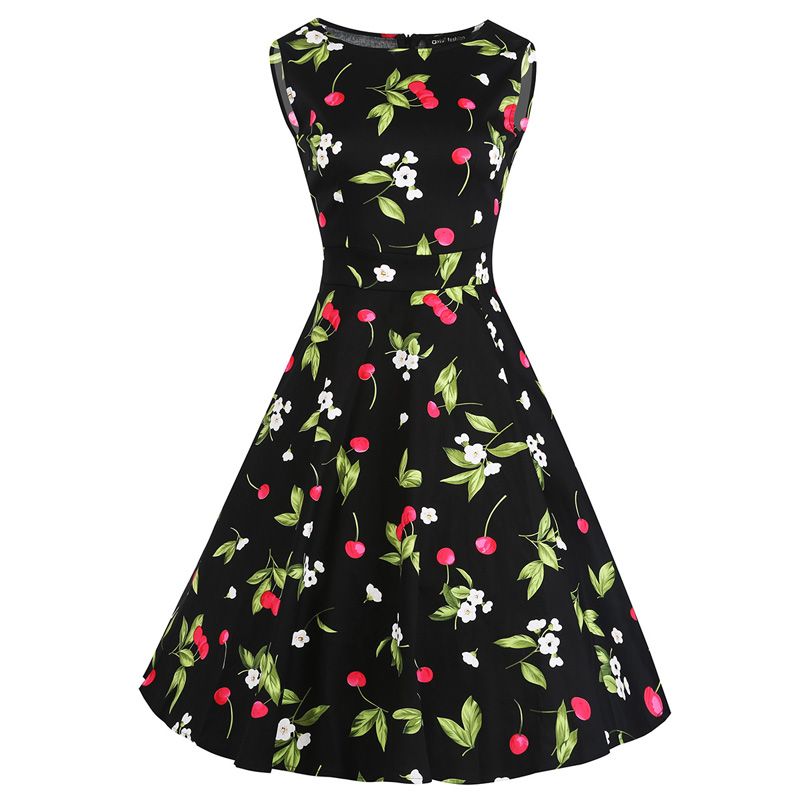 Knee Length Swing Dress