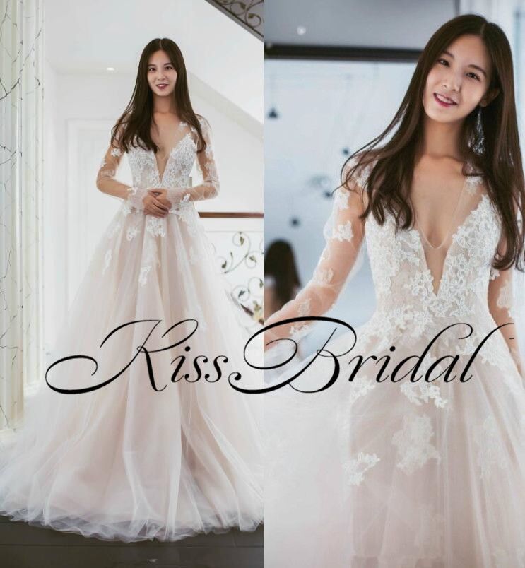 light and lace wedding dress