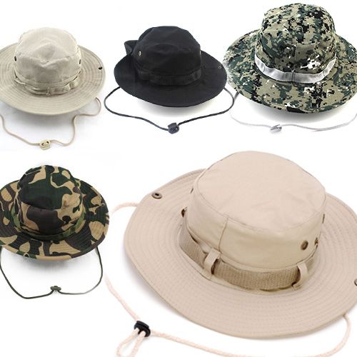 ful Outdoor Hiking Fishing Hats Boonie Snap Brim Bucket Hat Sunbonnet ...