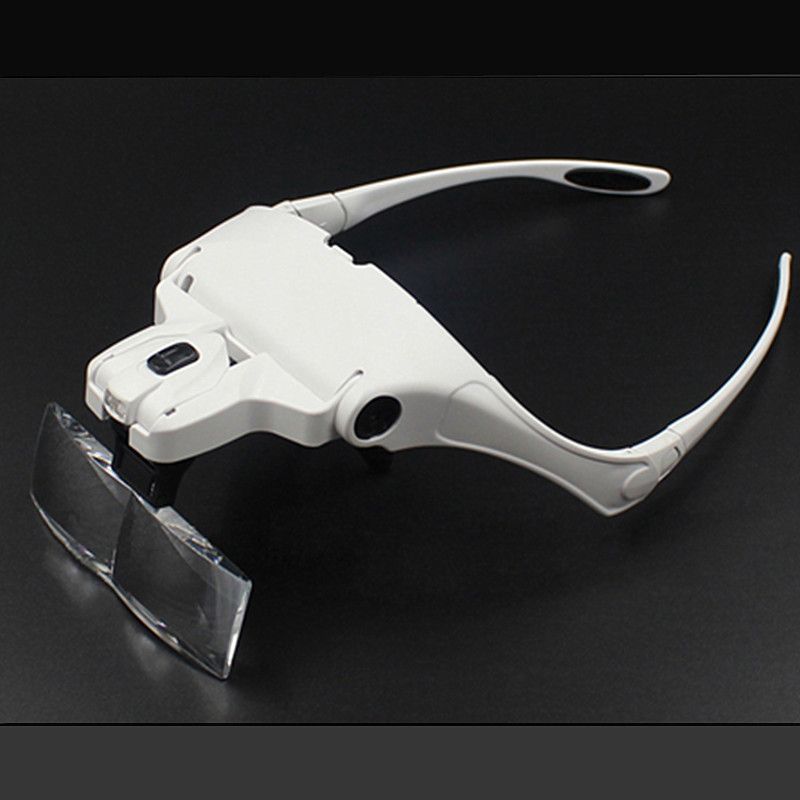 2018 Multi Function 5 Lens 1.0 3.5X Glasses Type Magnifier Watch Repair