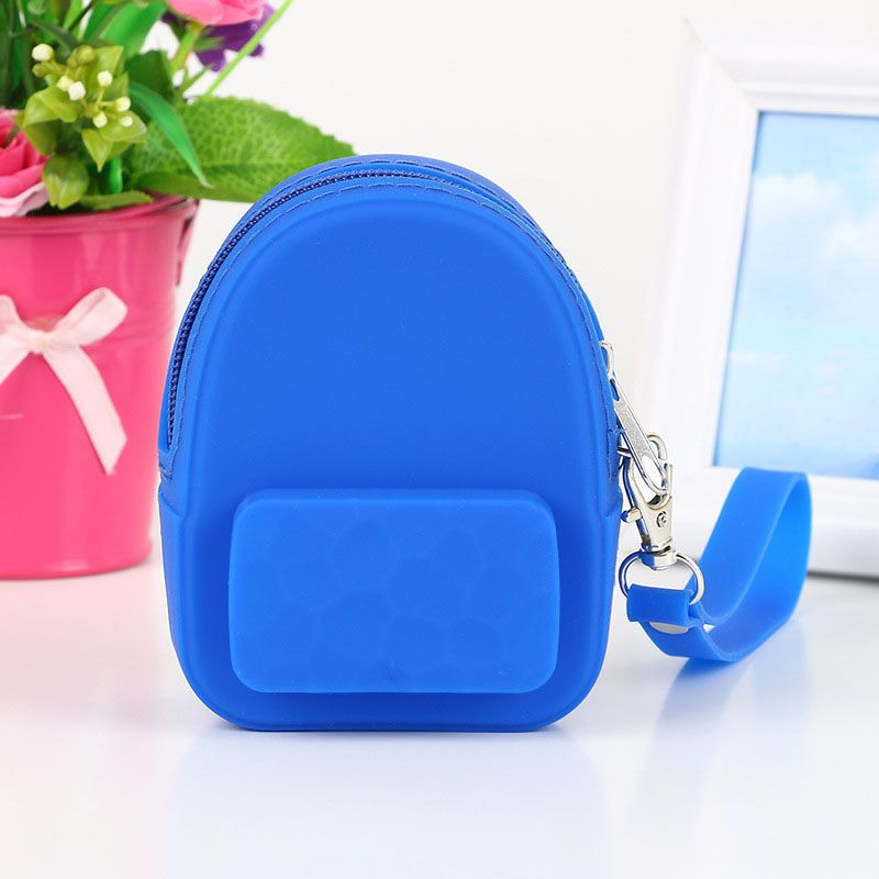 Small Bag Silicone Purse Silicone Zipper Purse Creative Mobile Small