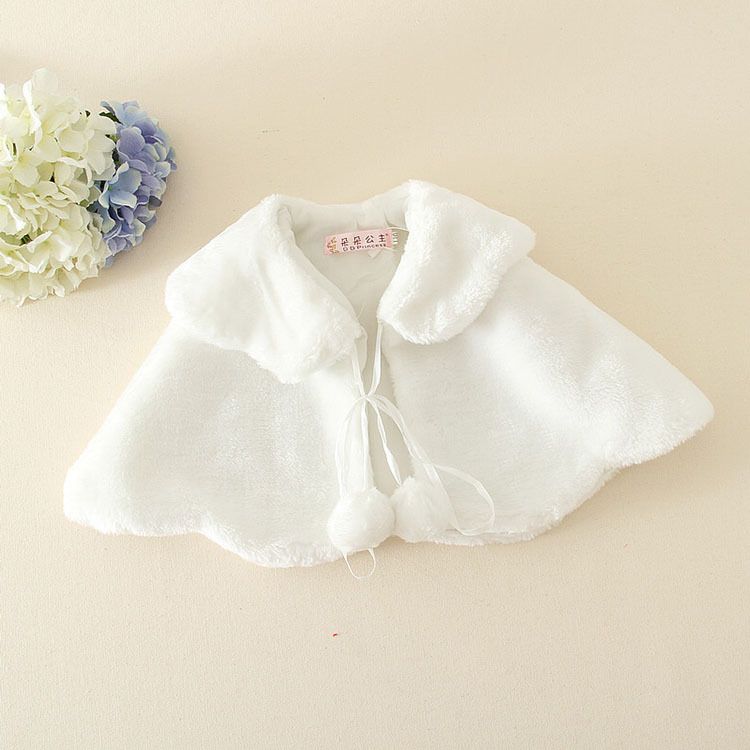 baby fur shawl