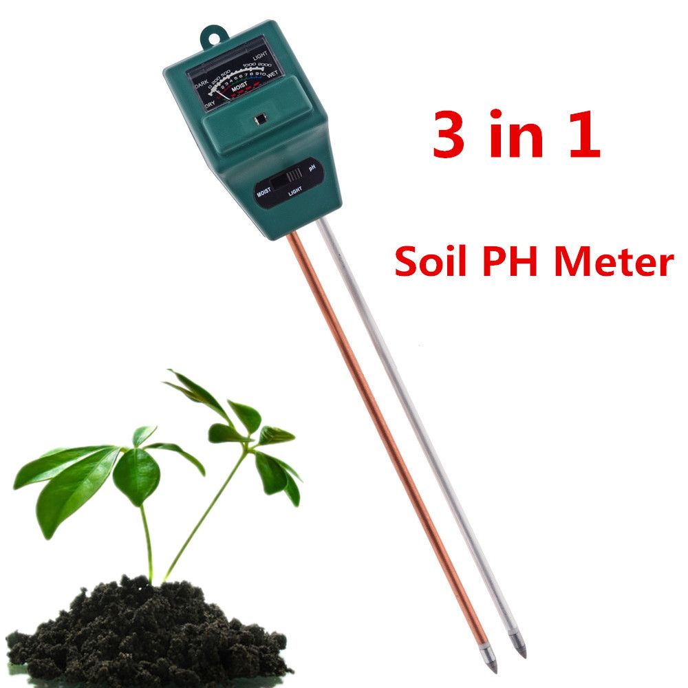 3 in 1 PH Soil Tester Moisture Light Sensor PH Meter for Indoor Outdoor Garden Plant Flowers 3 in 1 PH Soil Tester Moisture Light Sensor PH Meter for Indoor Outdoor Garden Plant Flowers