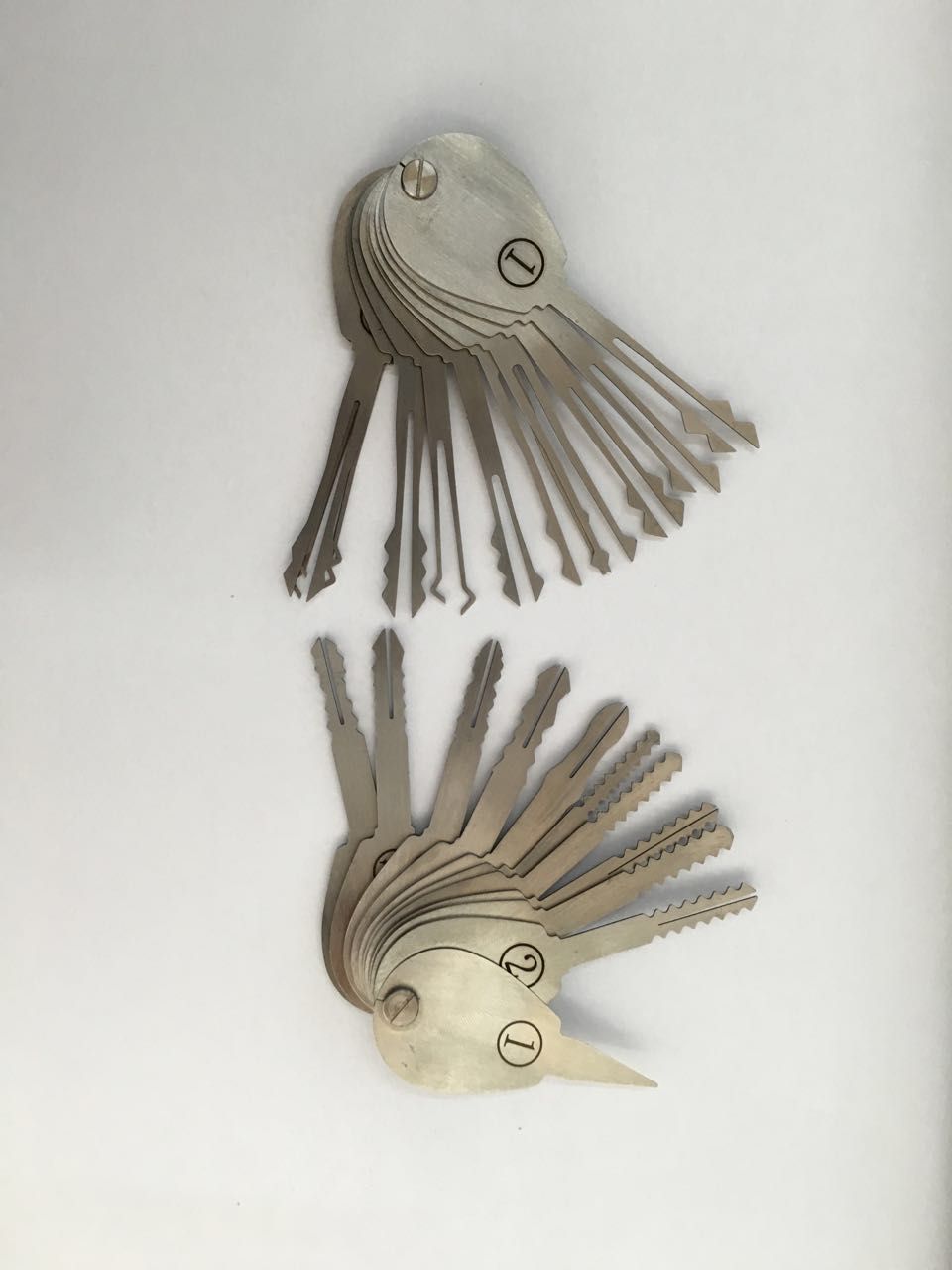2015 New Auto Jigglers Keys For Double Sided Lock Pick Set Of Keys Lock