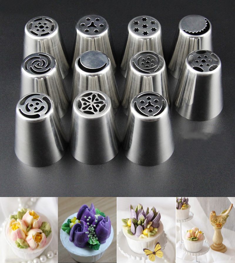 2019 R Stainless Steel Russian Tulip Icing Piping