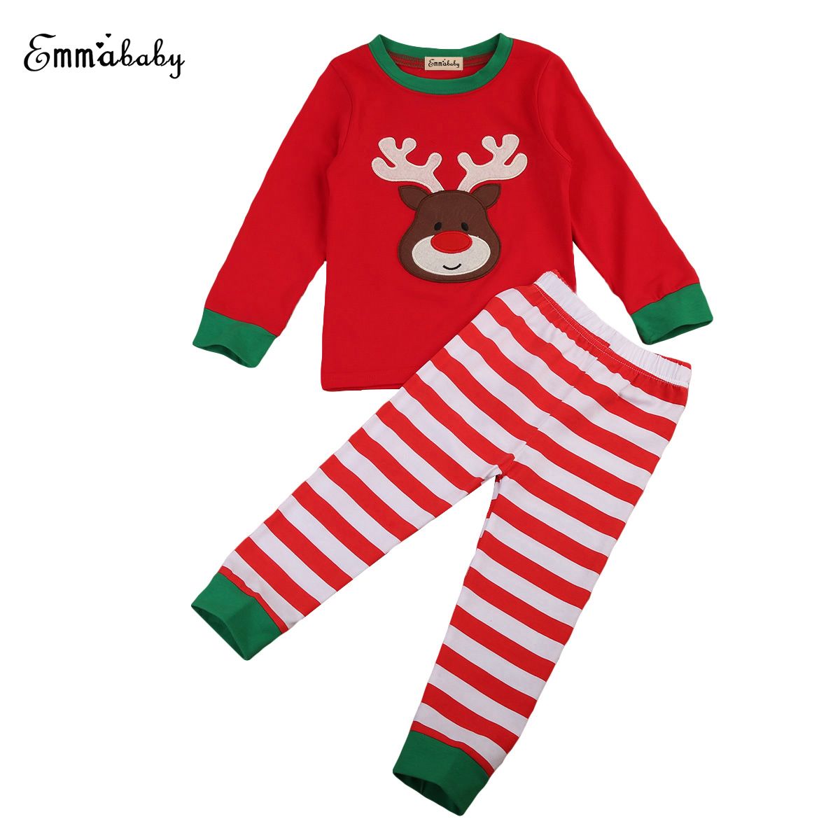 kids boy girl christmas pajama set long sleeve topsstriped pant nightwear toddler baby boys girls clothes 1 7y holiday pjs for kids cheap kids pyjamas from - Girl Christmas Pajamas kids boy girl christmas pajama set long sleeve topsstriped pant nightwear toddler baby boys girls clothes 1 7y holiday pjs for kids cheap kids pyjamas from - Girl Christmas Pajamas
