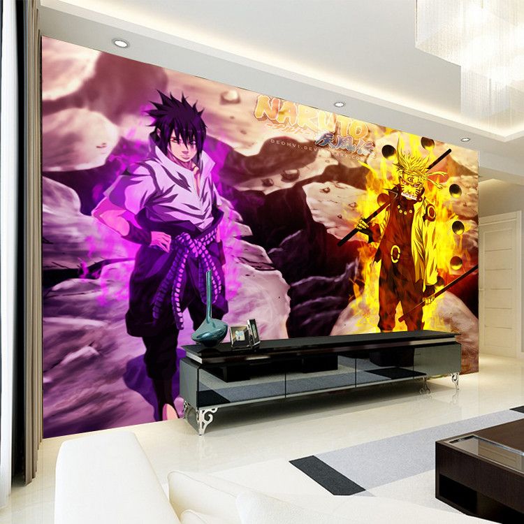 3D Naruto Wall Mural Custom Photo Wallpaper Japanese Anime ...