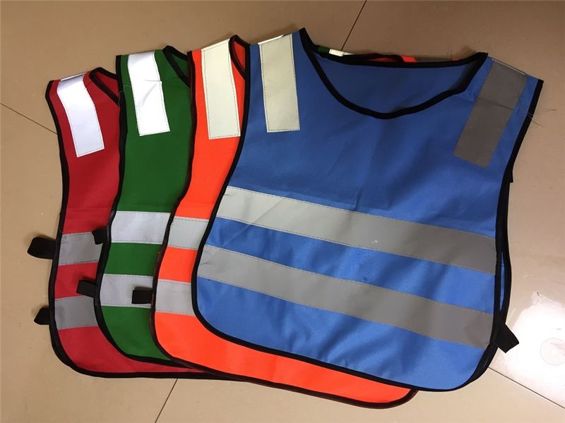 High Visibility Reflective Vest For Kids Traffic Safety Vests Cross