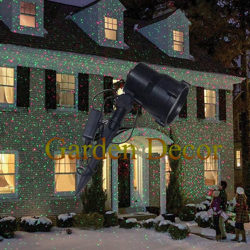 waterproof outdoor christmas lights elf laser projector red green christmas light laser