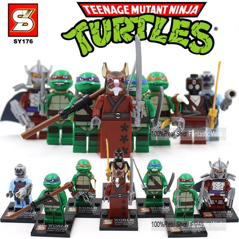 2021 SY176 Teenage Mutant Ninja Turtles Toys Blocks Minifigures