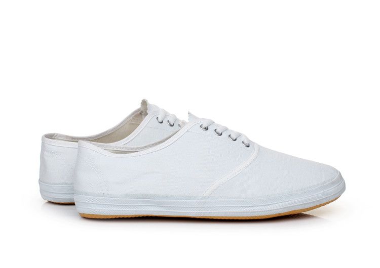 all white non canvas shoes