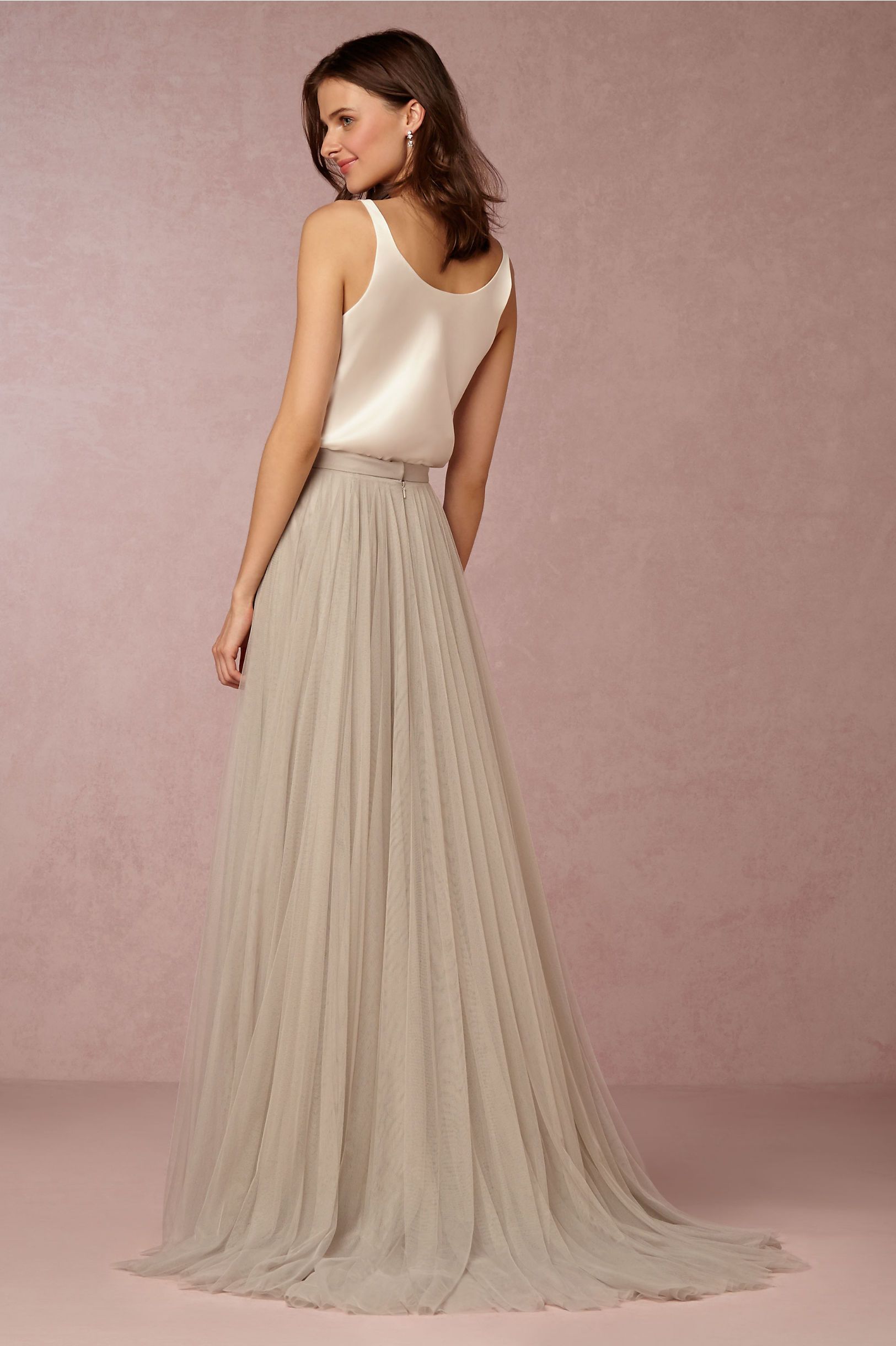  Discount  2019 Bhldn  Wedding  Dresses  Scoop Neck Sleeveless 