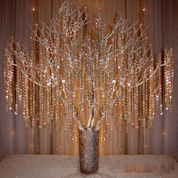 Hot Sale Crystal Prism Bead Chain Wedding Garland, Christmas Tree Hot Sale Crystal Prism Bead Chain Wedding Garland, Christmas Tree Crystal Hung Strands Strung New Christmas Ornament Wedding Party Decoration Online with ... - Hot Sale Crystal Prism Bead Chain Wedding Garland, Christmas Tree