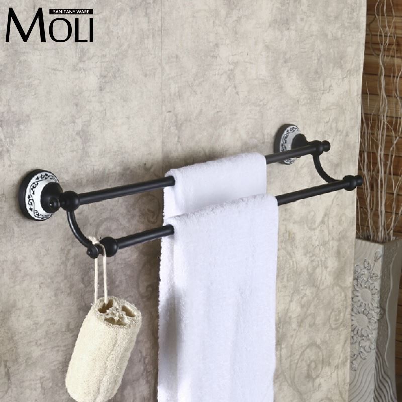 Bathroom Accessories Towel Rail 2017 vintage double towel bar oil rubbed bronze towel rack towel Bathroom Accessories Towel Rail 2017 vintage double towel bar oil rubbed bronze towel rack towel